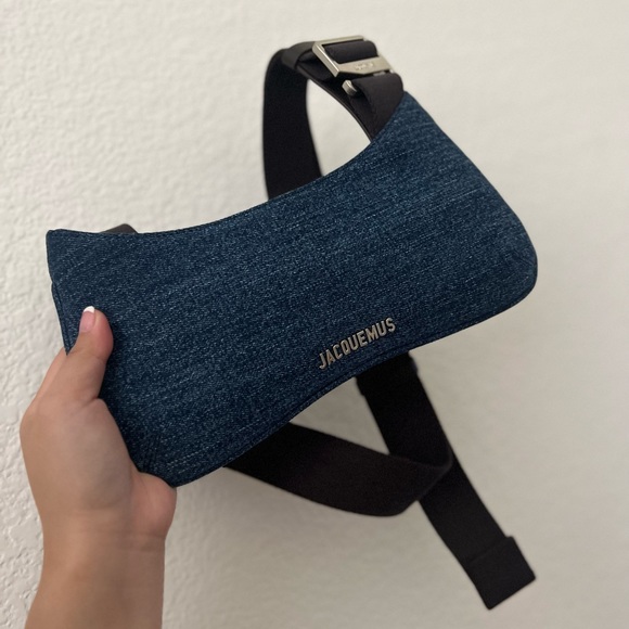 JACQUEMUS Indigo Le Raphia 'Le Bisou Gros Grain' Bag - Picture 7 of 16